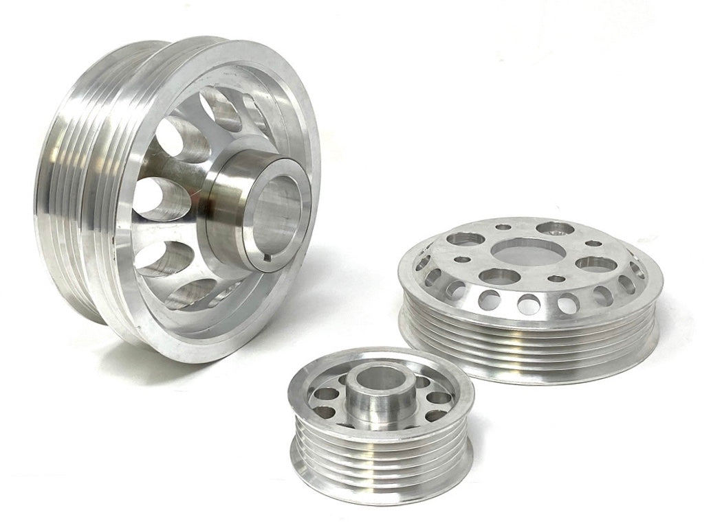 Lightweight Engine Pulley Set for Infiniti G35 02-06 VQ35DE Crank PS Alt