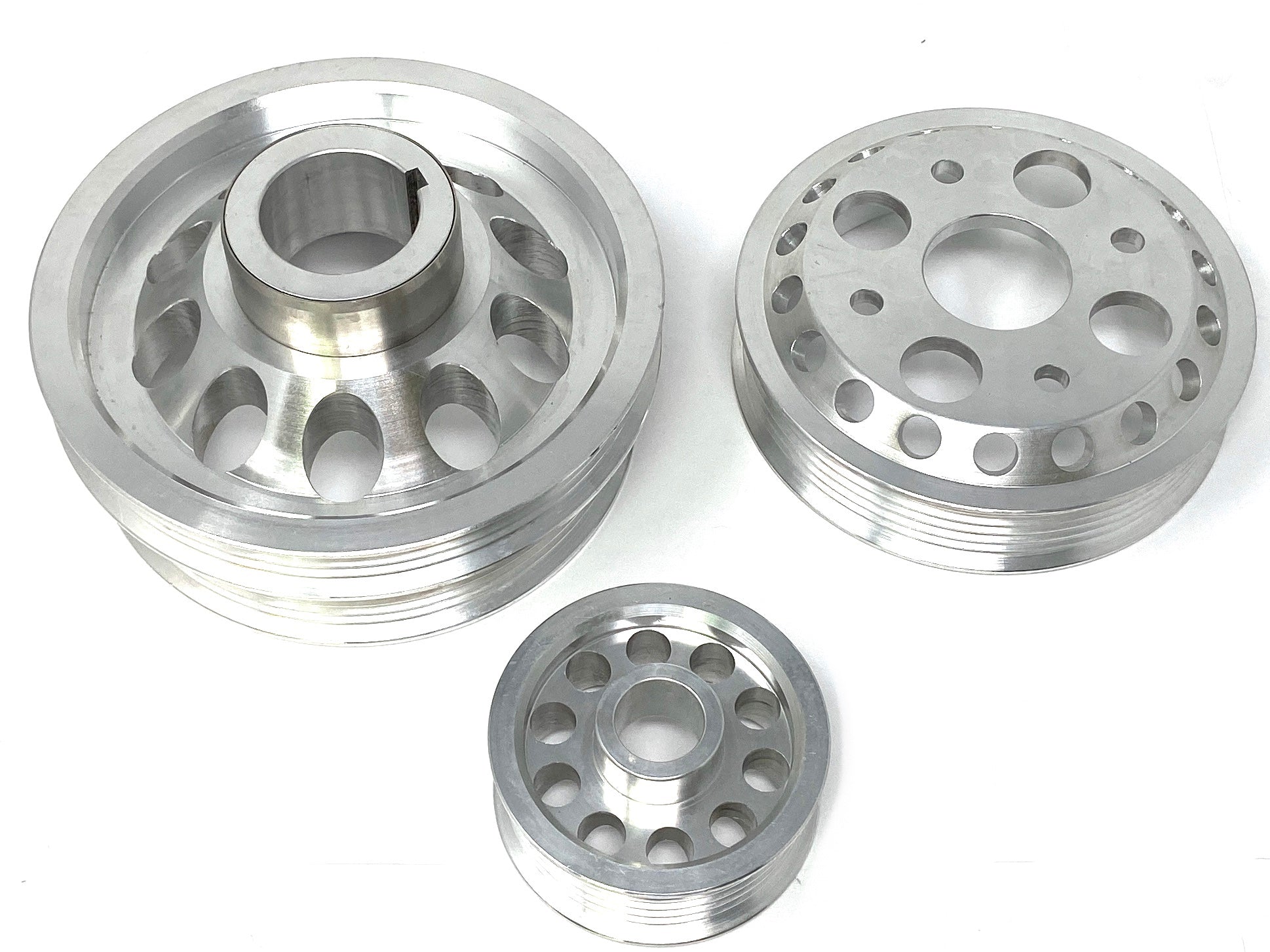 Lightweight Engine Pulley Set for Infiniti G35 02-06 VQ35DE Crank PS Alt