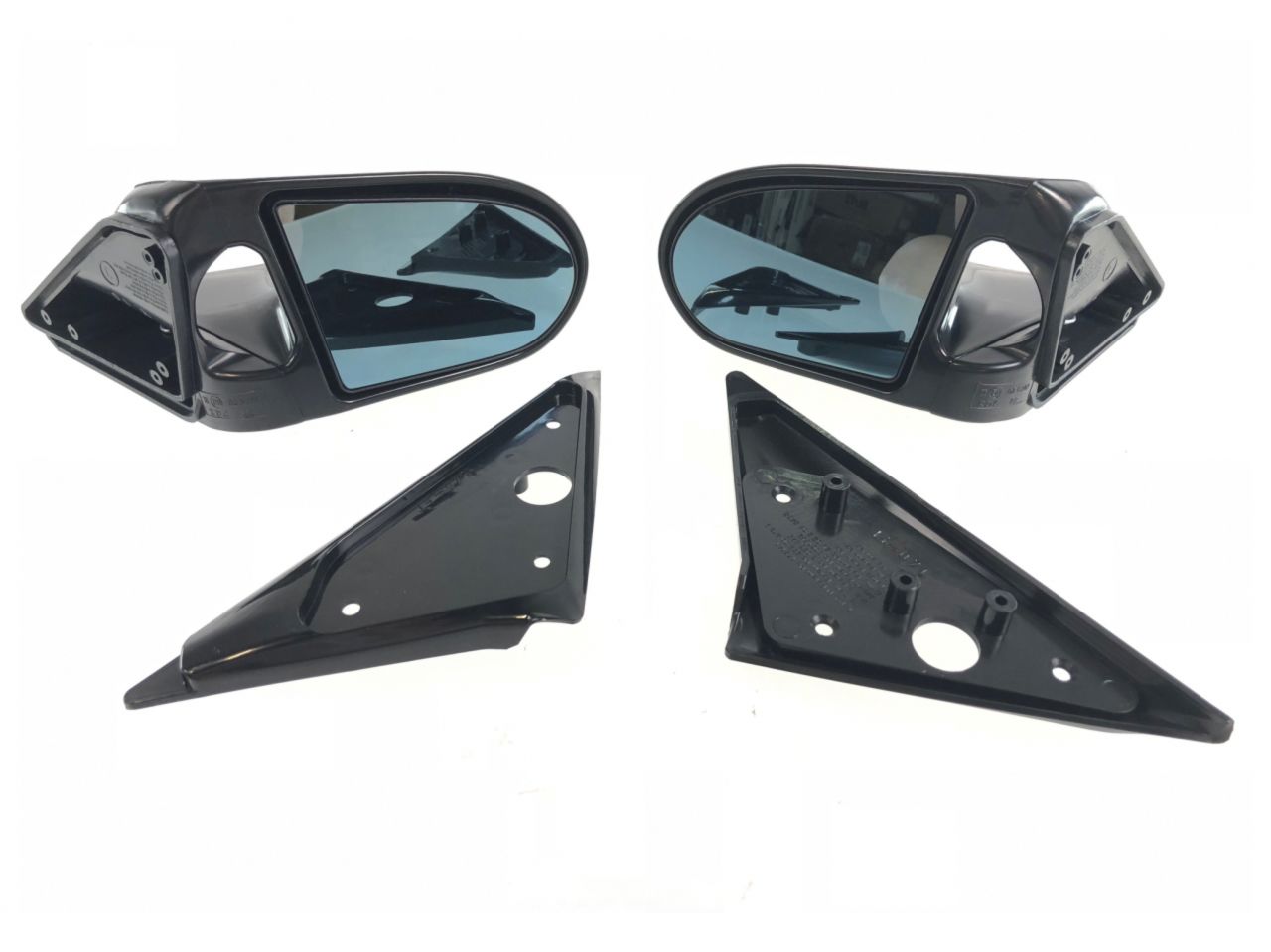 Aero Side View Mirrors Unpowered Manual 89-94 Nissan 240sx S13 180sx