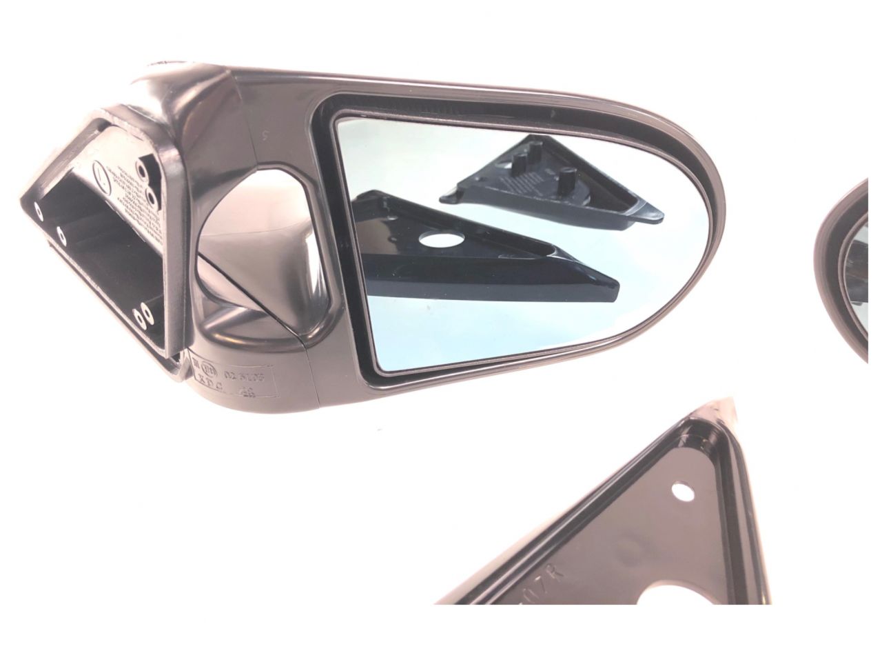 Aero Side View Mirrors Unpowered Manual 89-94 Nissan 240sx S13 180sx