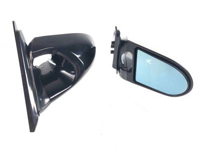 Aero Side View Mirrors Unpowered Manual 89-94 Nissan 240sx S13 180sx