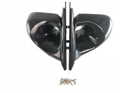 Aero Side View Mirrors Unpowered Manual 89-94 Nissan 240sx S13 180sx