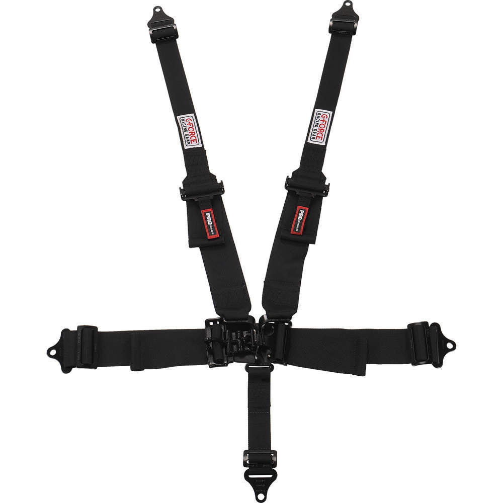 G-Force 5pt Harness L&L HNR Indiv PD SFI 16.1 GFR6600BK