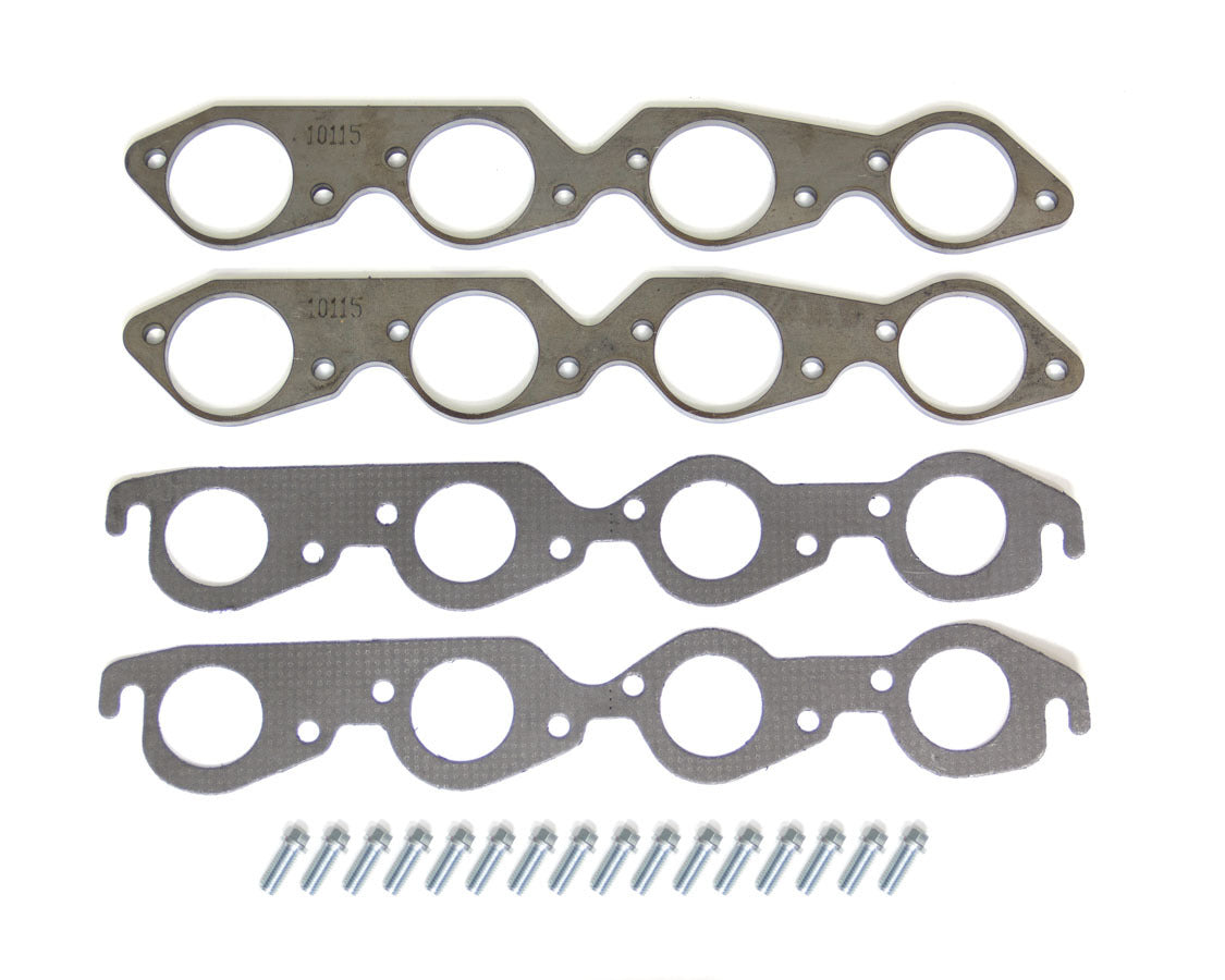 Hedman BB Chevy 2.5in Flanges Round Port HED10115