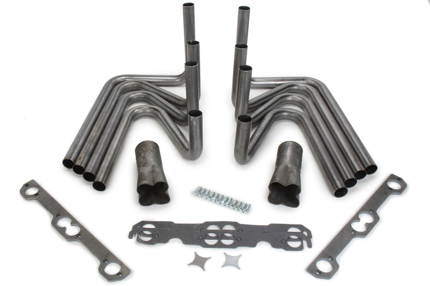 Hedman 1-5/8in SBC Weld Up Kit- 3in Weld On Collector HED65595
