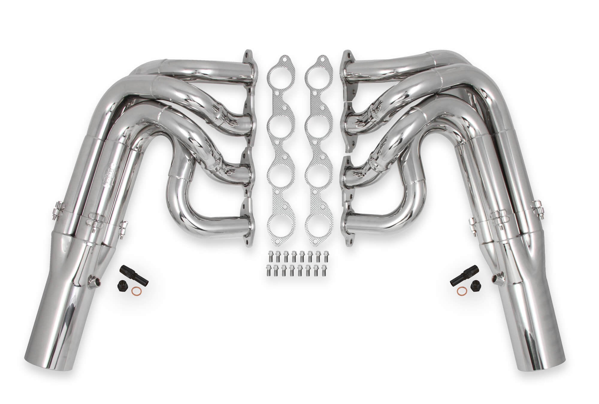 Hooker BBC Dragster Headers 3- Step - 304 SS Polished HKR2501-2HKR
