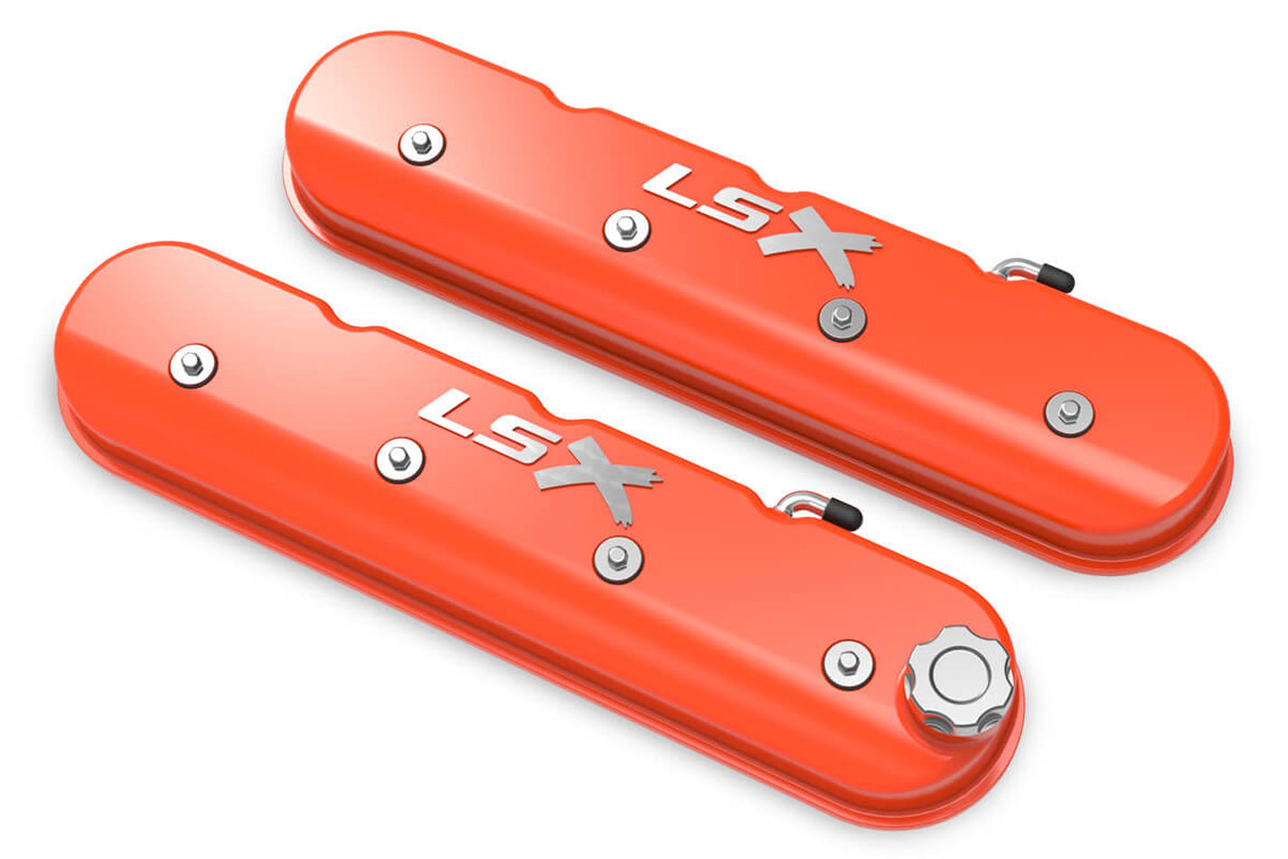 Holley LS Series Valve Covers w/LSX Logo HLY241-408