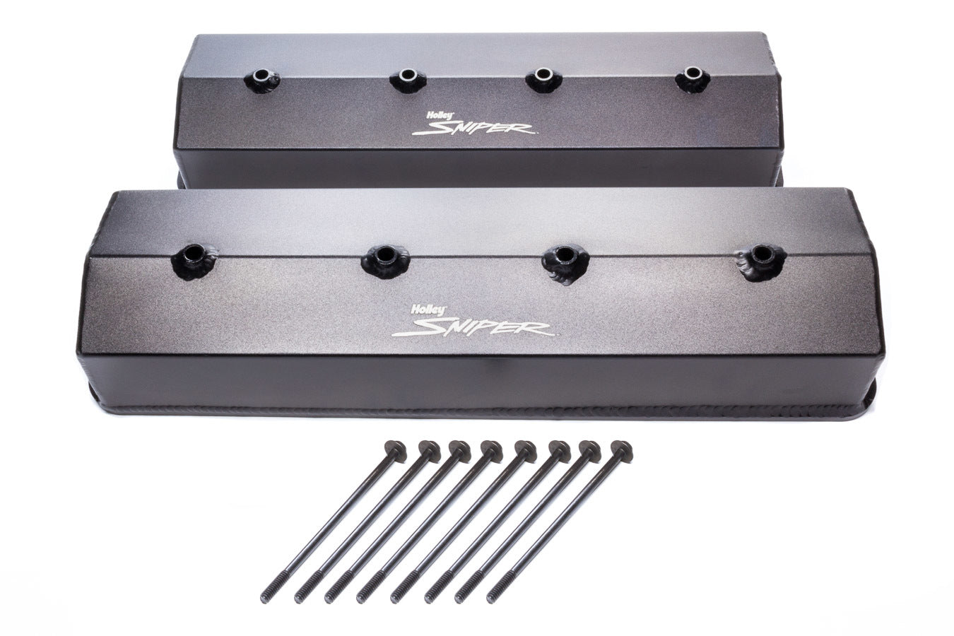 Holley Sniper Fabricated Valve Covers SBC Tall 87-97 HLY890009B