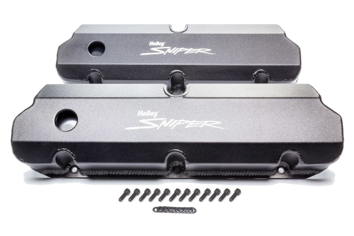 Holley Sniper Fabricated Valve Covers SBF Tall HLY890011B