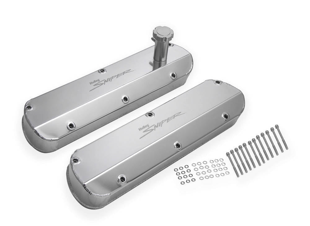 Holley Sniper Fabricated Valve Covers SBF Tall HLY890013