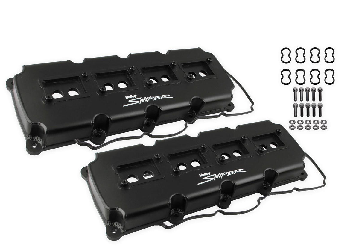 Holley Sniper Fabricated Valve Covers Mopar Gen 3 Hemi HLY890015B