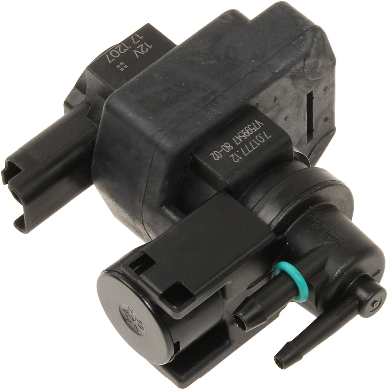 Pierburg Turbocharger Wastegate Vacuum Actuator and Solenoid Connector top view frsport 7.01777.17.0