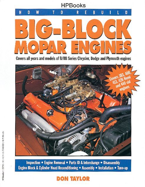 HP Books How To Rebuild BB Mopar HPPHP1190