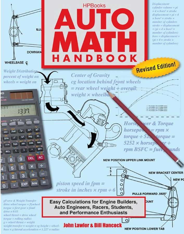 HP Books Auto Math Handbook HPPHP1554