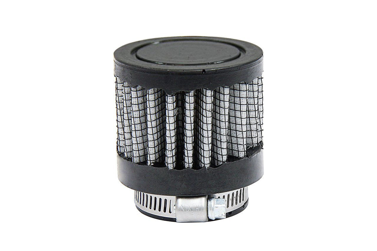 HPS Crankcase Vent Air Filter Breather 1" ID, 2" Overall Length