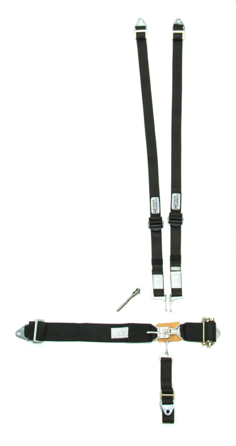 Hooker 5-Pt Harness HANS Alum. LL Ratchet Adj Black HRH51110