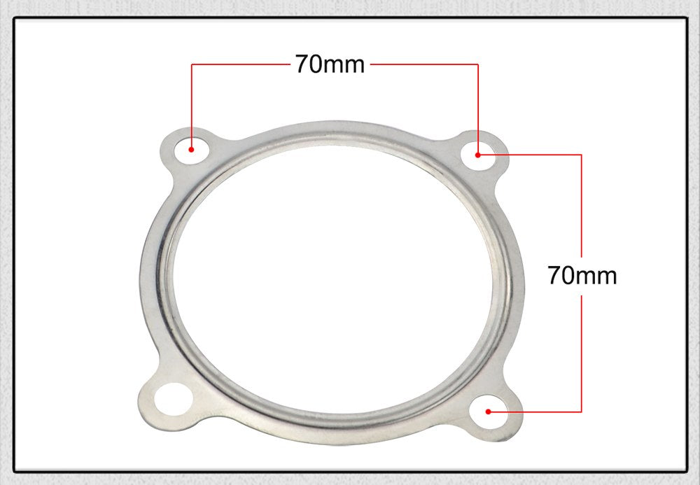 GT Turbo Turbine Outlet Gasket Stainless Steel 304 Gasket GT Downpipe Outlet Gasket