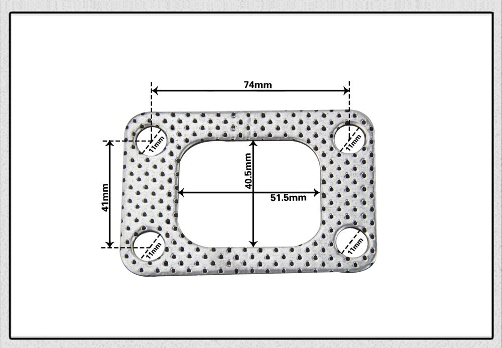 T4 Aluminum Turbo Charger Inlet Manifold Flange Downpipe Gasket