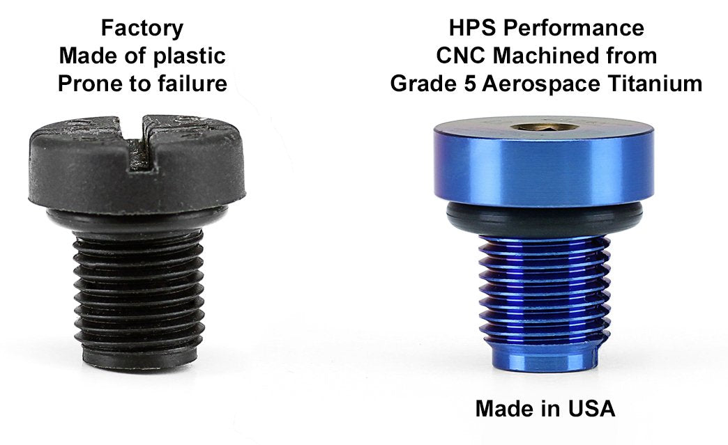 HPS Titanium Coolant Bleed Screw for BMW / Mini Cooper