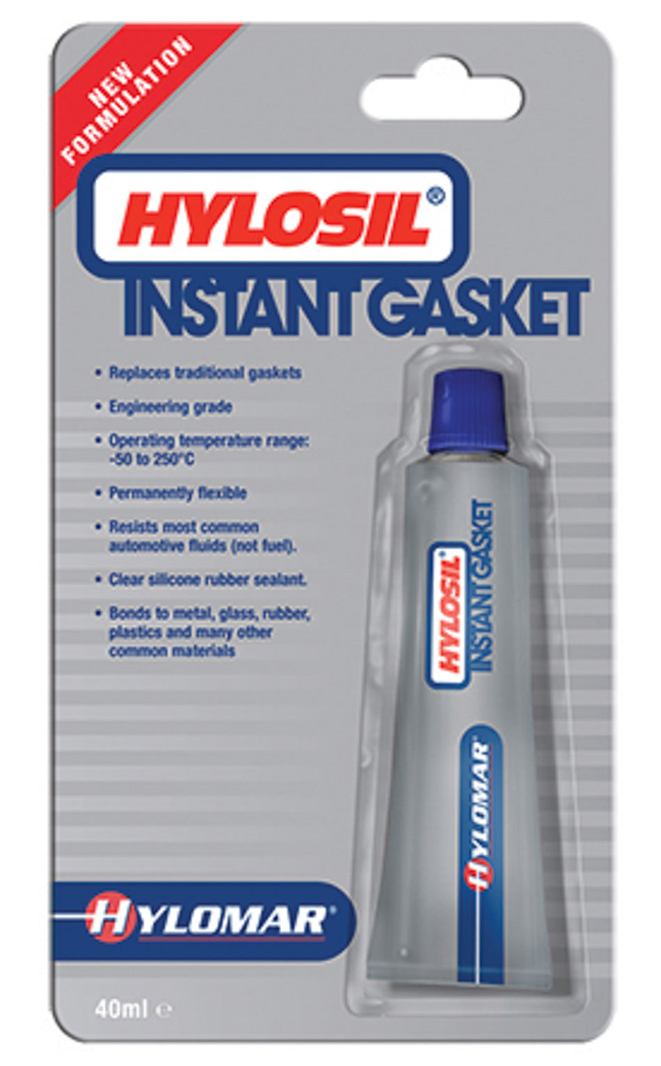 Hylomar LLC Hylosil Gray Silicone RTV Sealant 40 ml Tube HYL61405