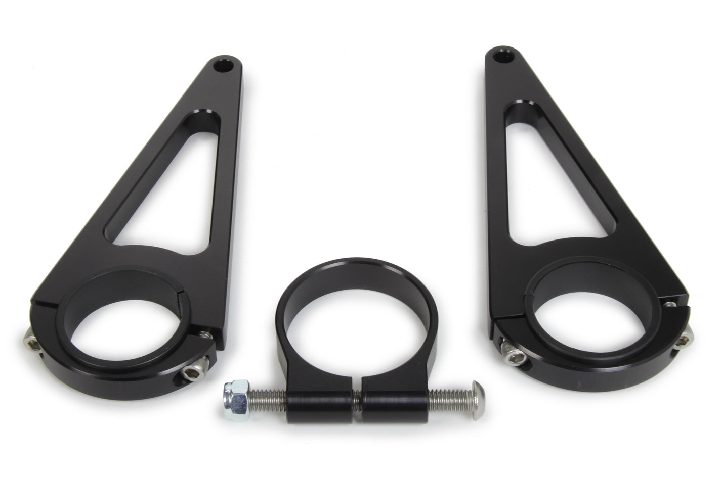 Ididit Billet Column Drop Black 5-1/2in x 2in IDI2320550050
