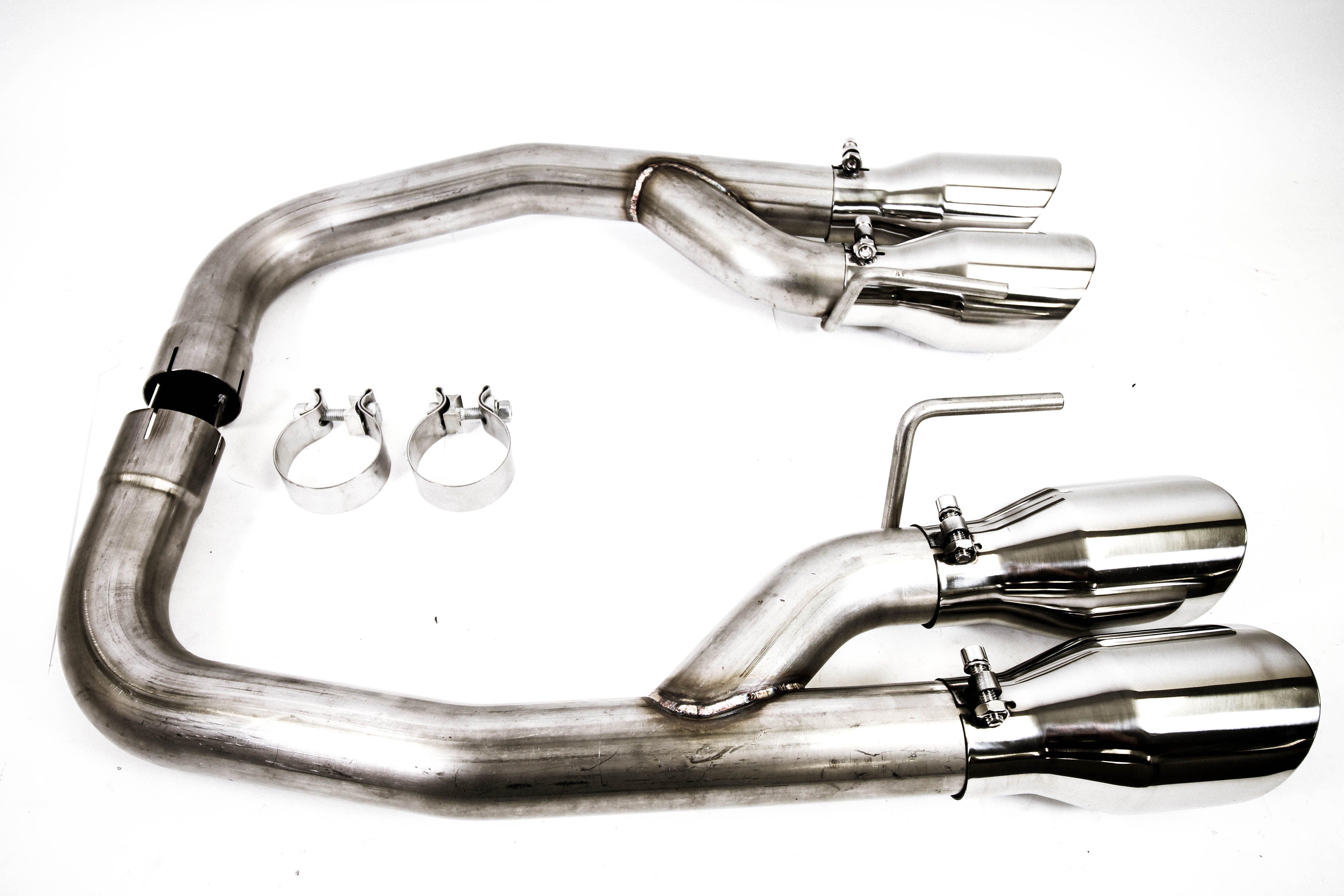 PLM 2.5" Dual Axle Back Exhaust Pipe Kit Mustang 2018 - 2020 V8 GT