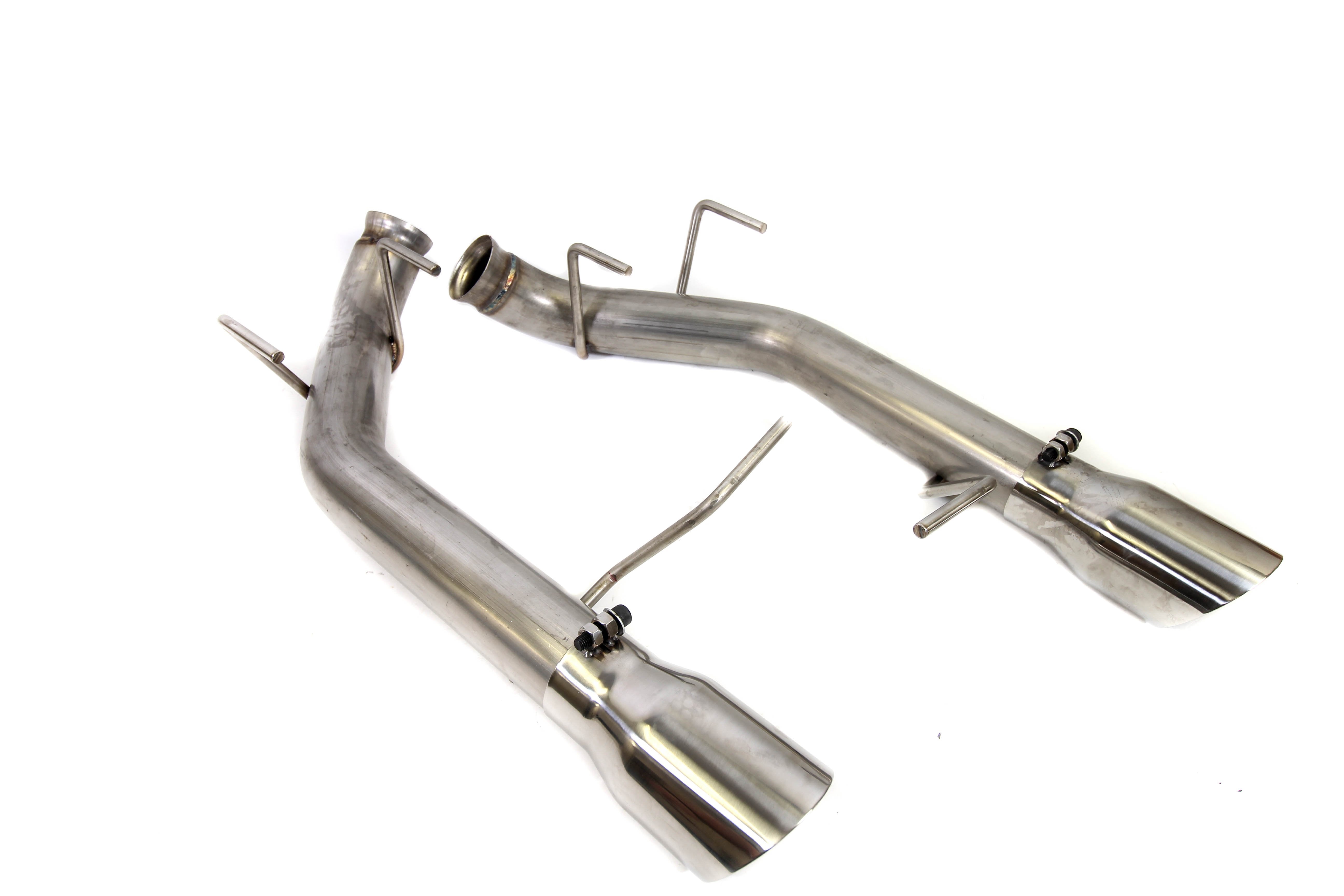 PLM 3.0" Dual Axle Back Exhaust Pipe Kit Mustang 2011 - 2014  V8 GT