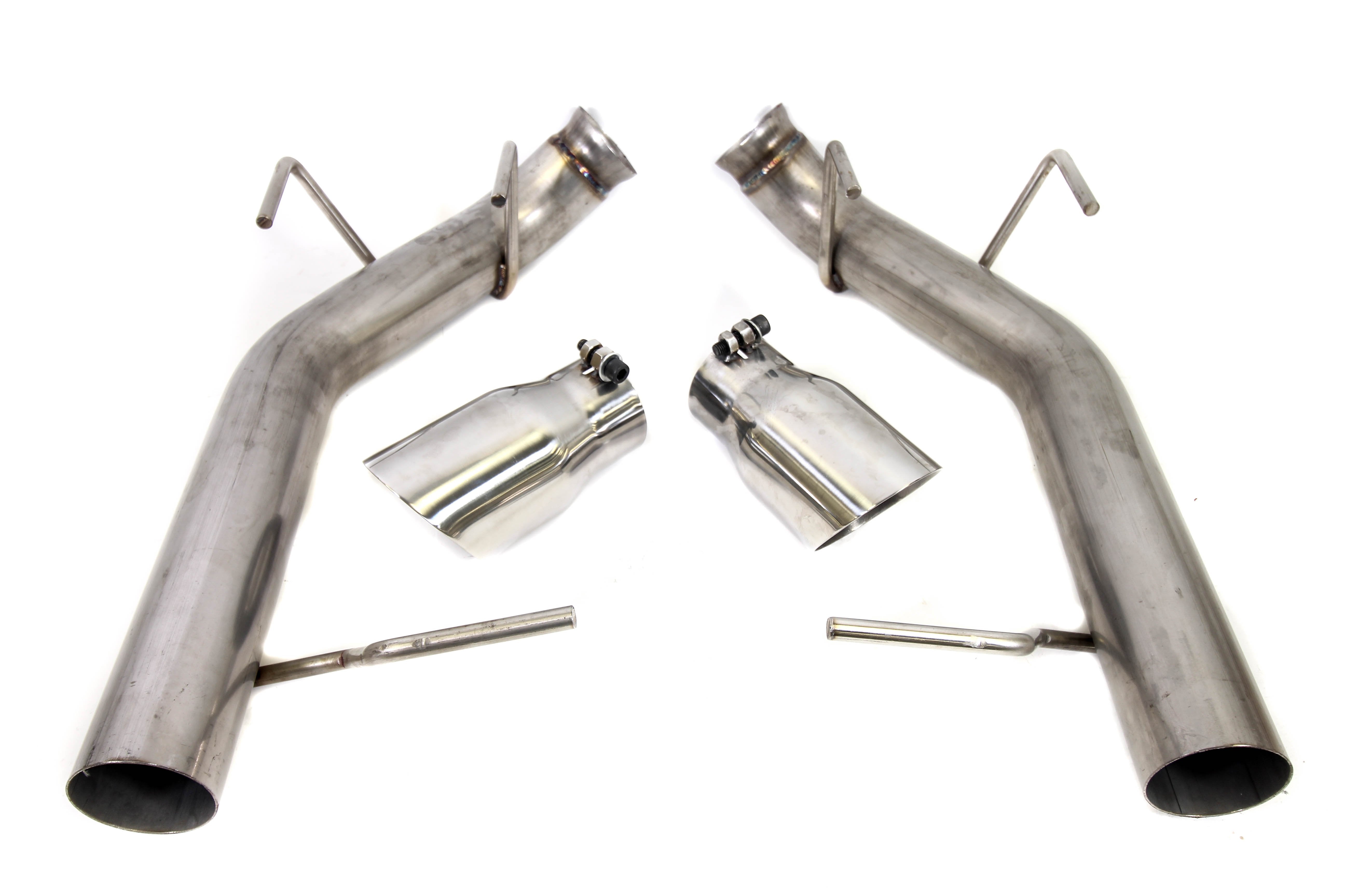 PLM 3.0" Dual Axle Back Exhaust Pipe Kit Mustang 2011 - 2014  V8 GT