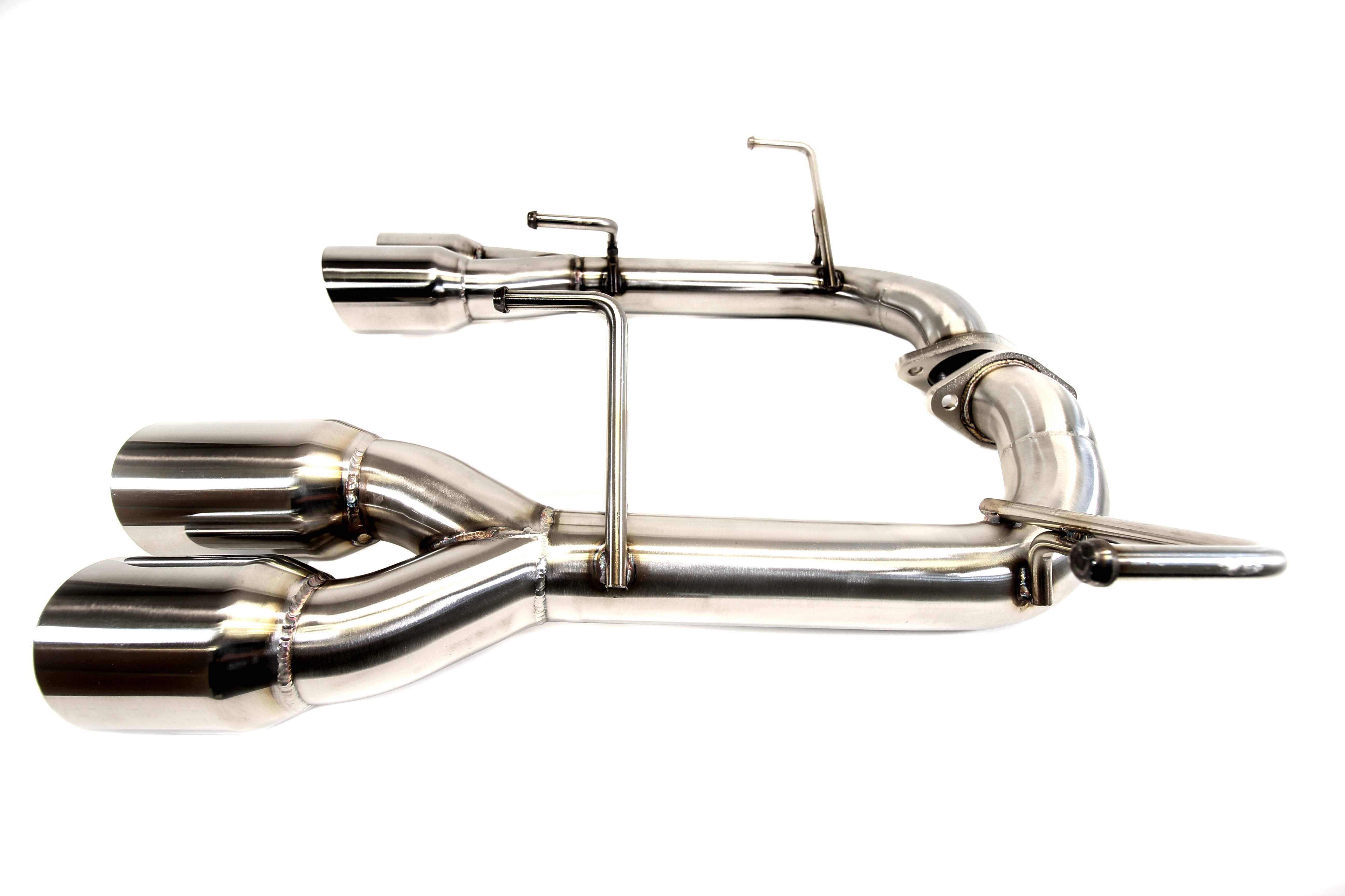 PLM Subaru WRX & STI 2015 - 2019 Dual Axle-back Exhaust / Muffler Deletes - Polished