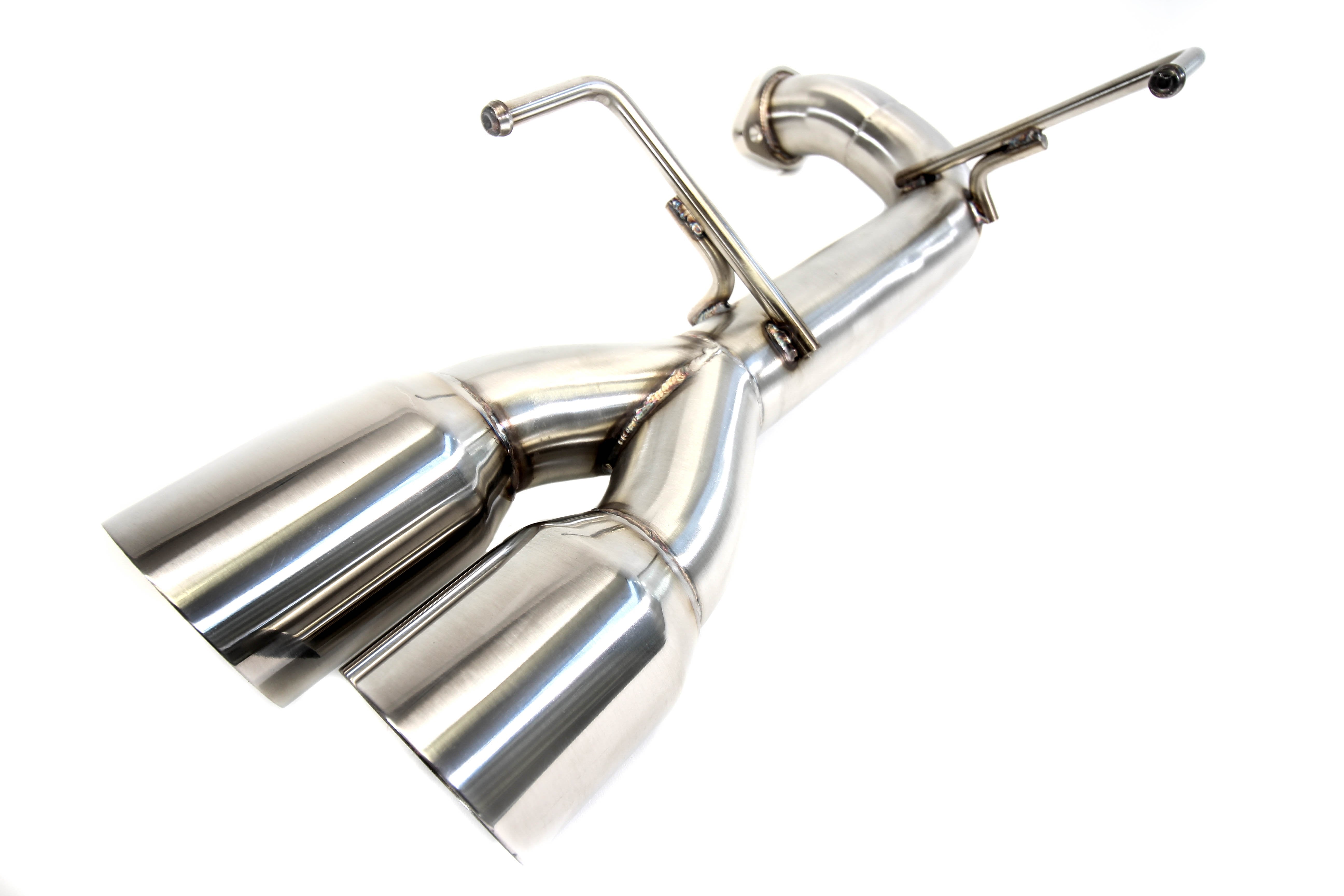 PLM Subaru WRX & STI 2015 - 2019 Dual Axle-back Exhaust / Muffler Deletes - Polished