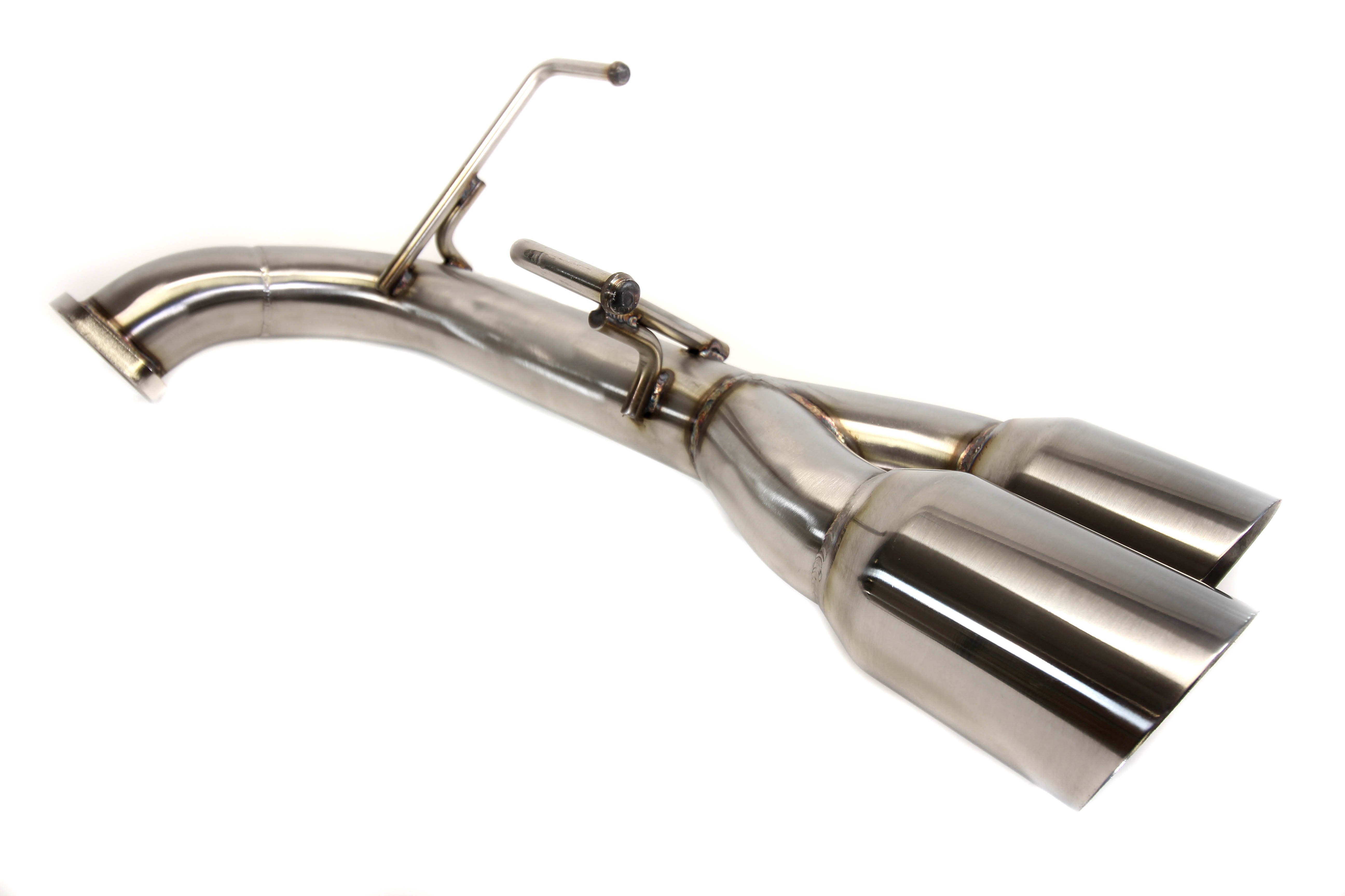 PLM Subaru WRX & STI 2015 - 2019 Dual Axle-back Exhaust / Muffler Deletes - Polished