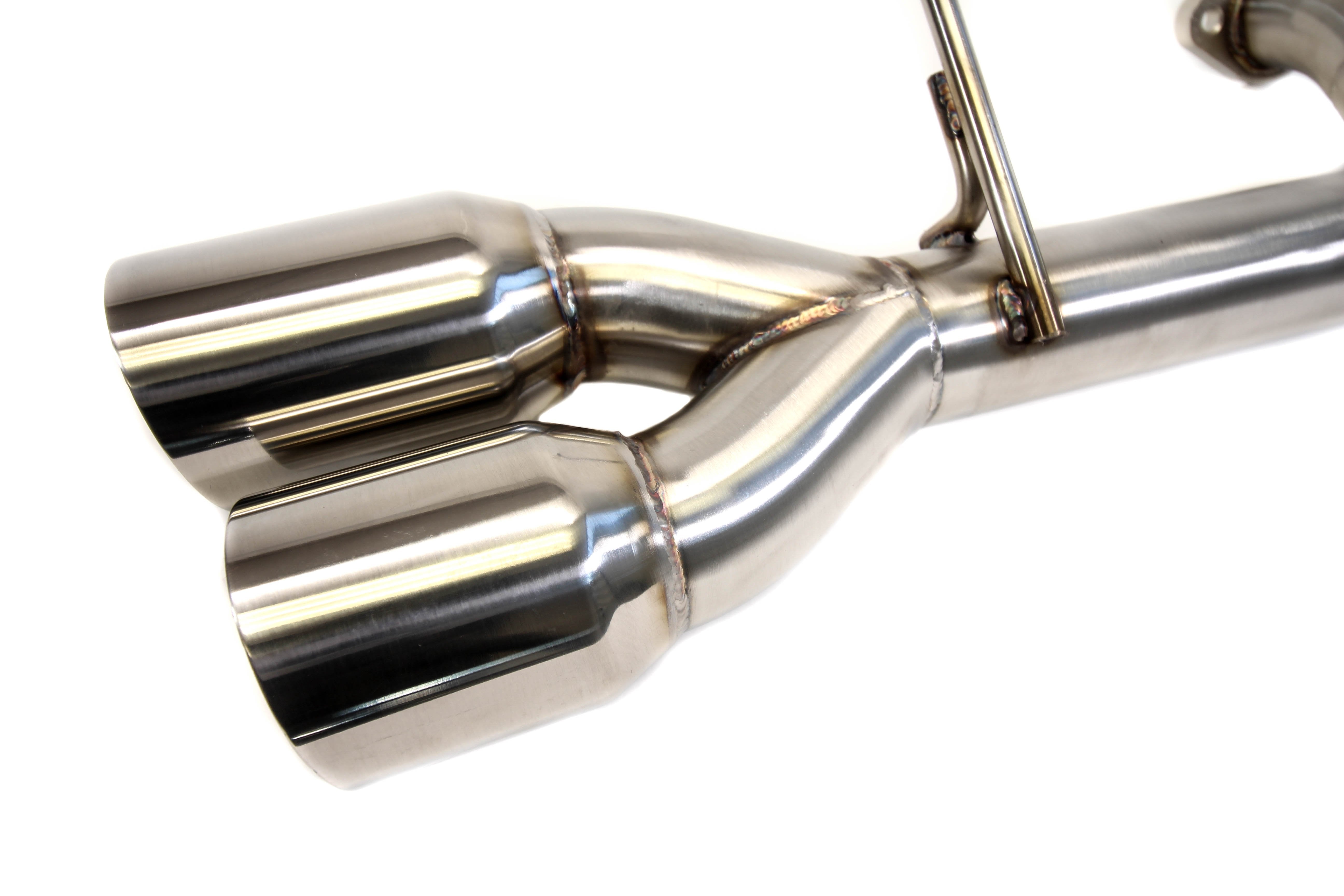 PLM Subaru WRX & STI 2015 - 2019 Dual Axle-back Exhaust / Muffler Deletes - Polished