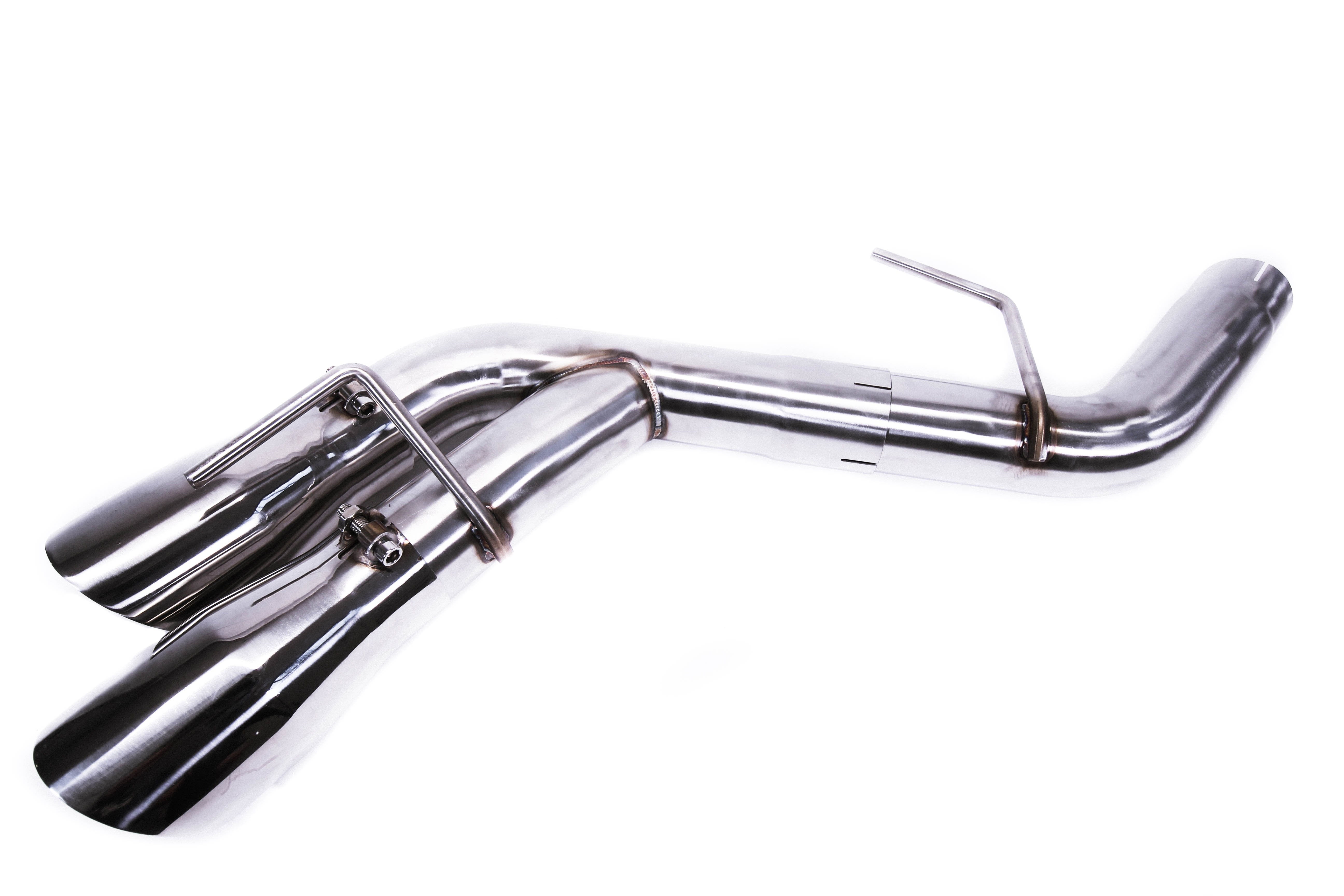 PLM Axle Back Muffler Delete Chevy Camaro SS ZL1 V8 2016 - 2022 Stainless Steel