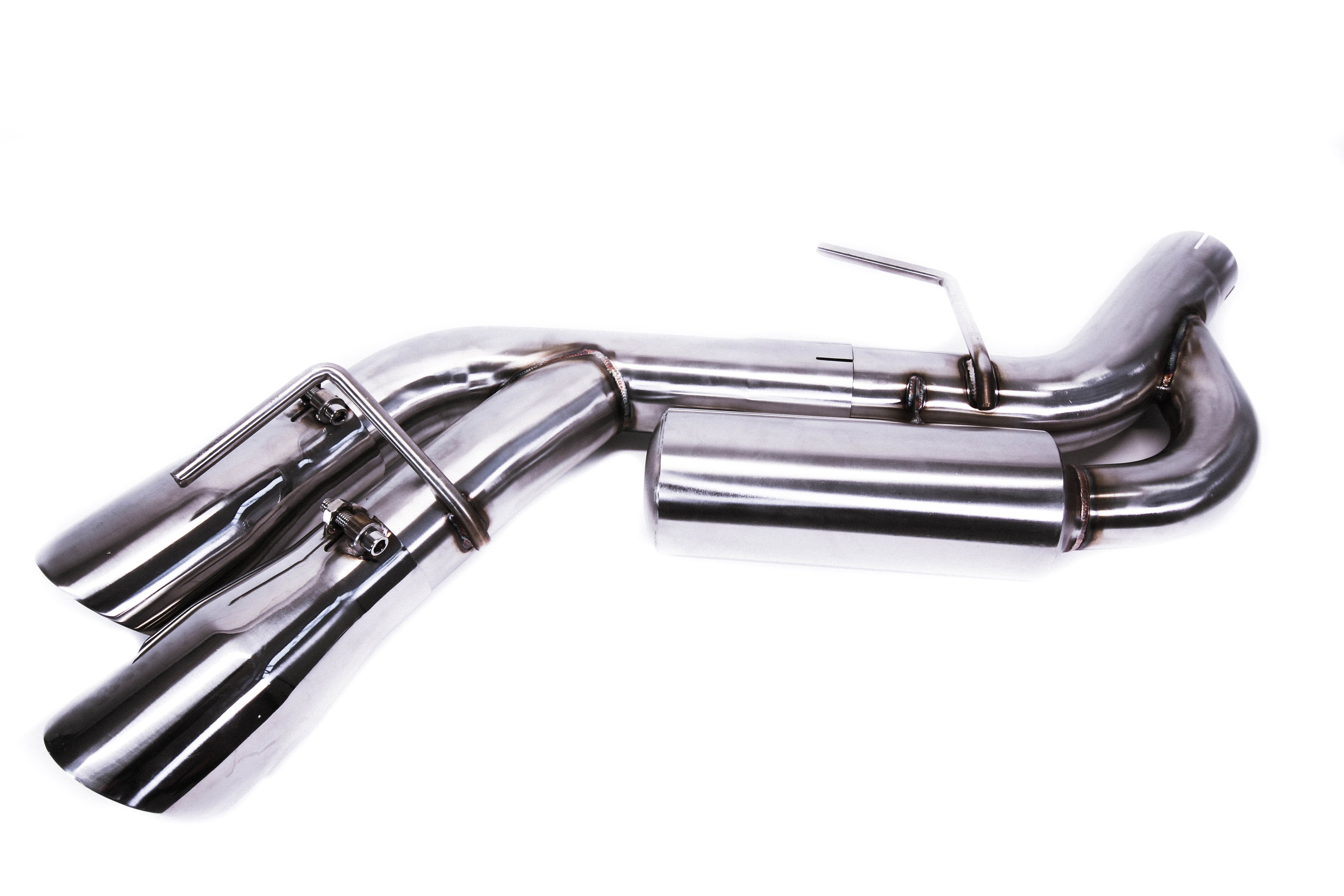 PLM Axle Back Muffler Delete Chevy Camaro SS ZL1 V8 2016 - 2022 Stainless Steel