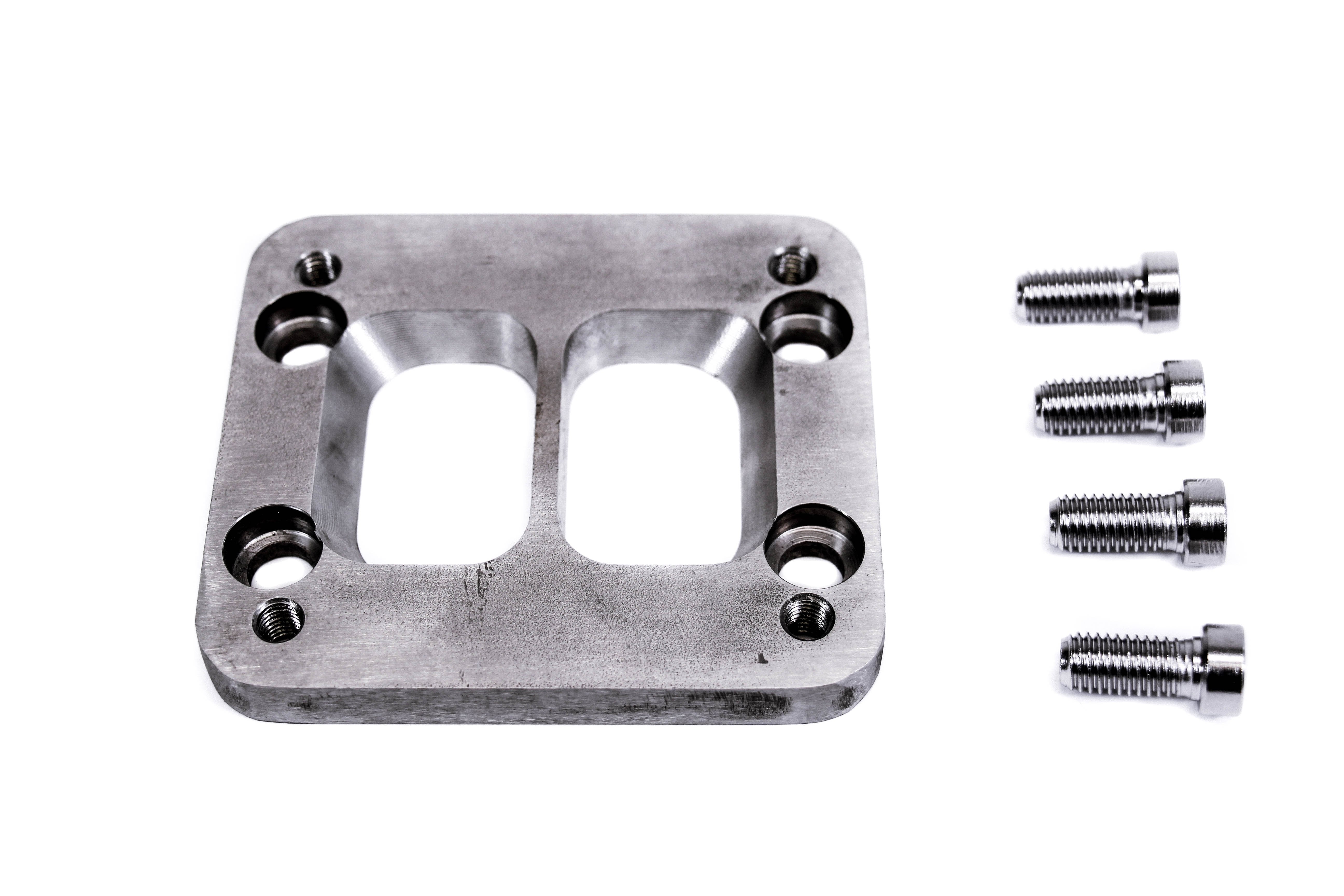 PLM Precision Works T3 to T4 Divided Turbo Flange Adapter