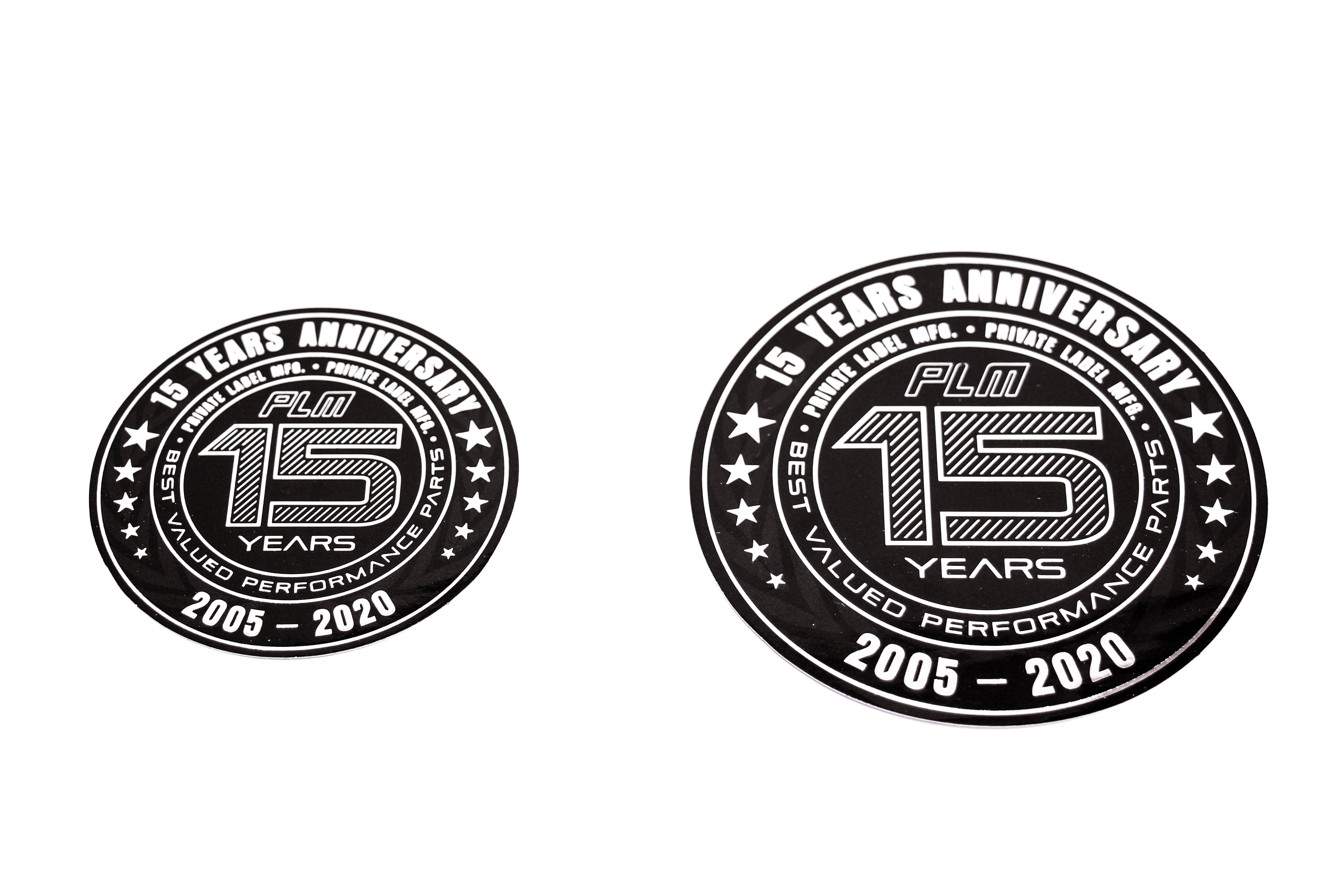 PLM Anniversary Badge Decal Sticker