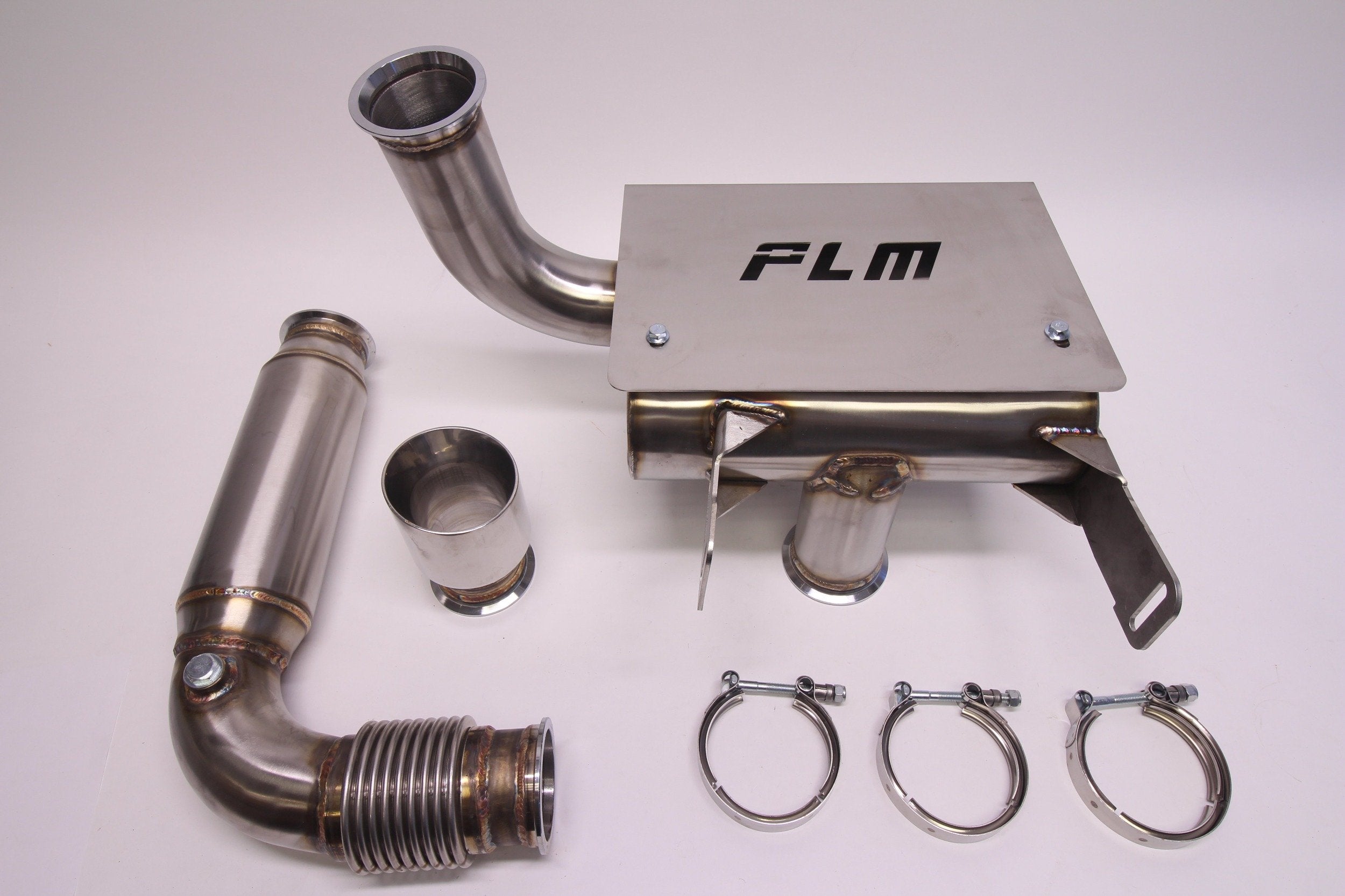PLM Can-Am Maverick X3 Turbo Full Back Exhaust 3"