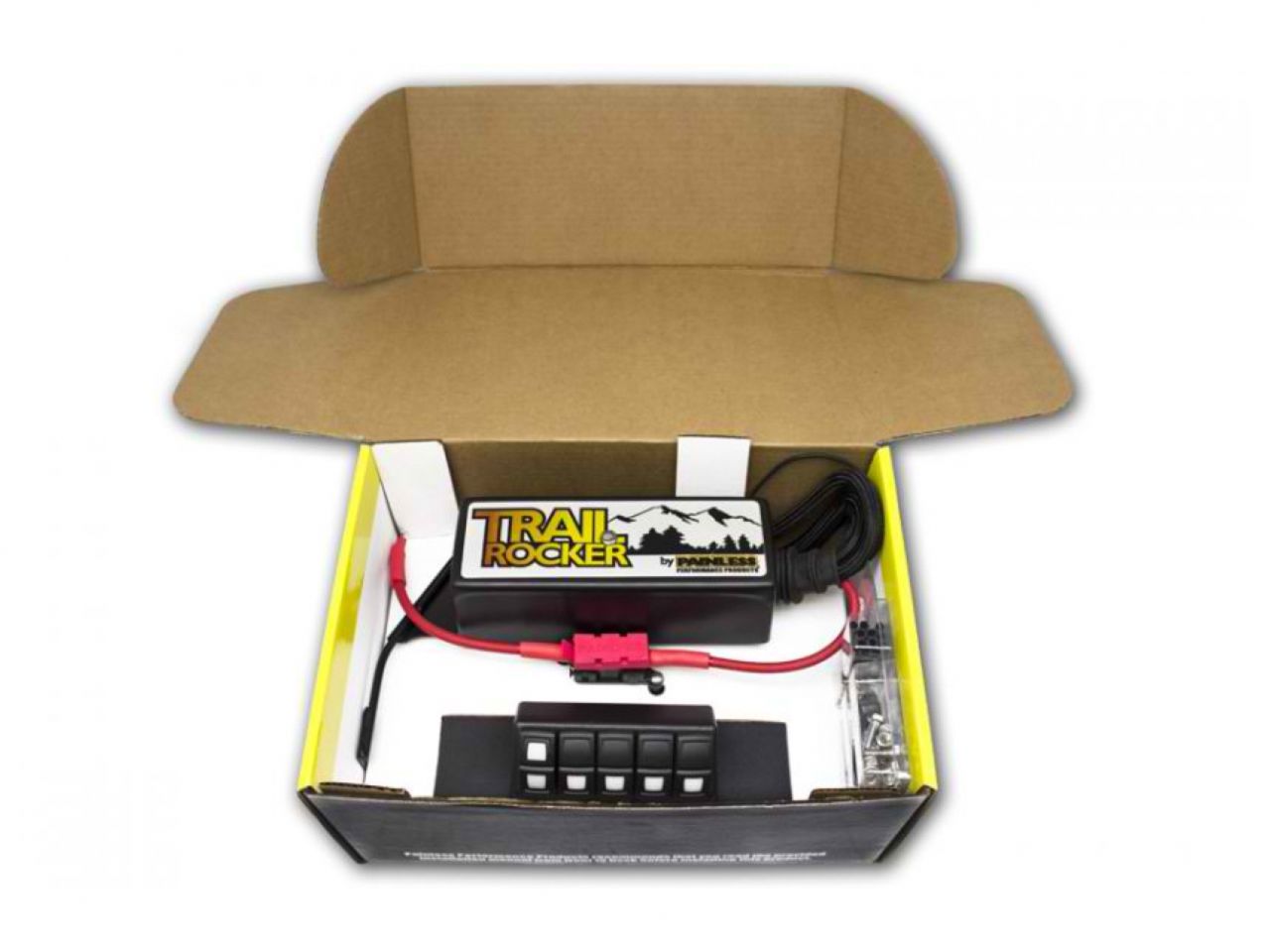 Painless 11-18 Jeep Wrangler JK Trail Rocker Accessory Control Sys (Black Dash)