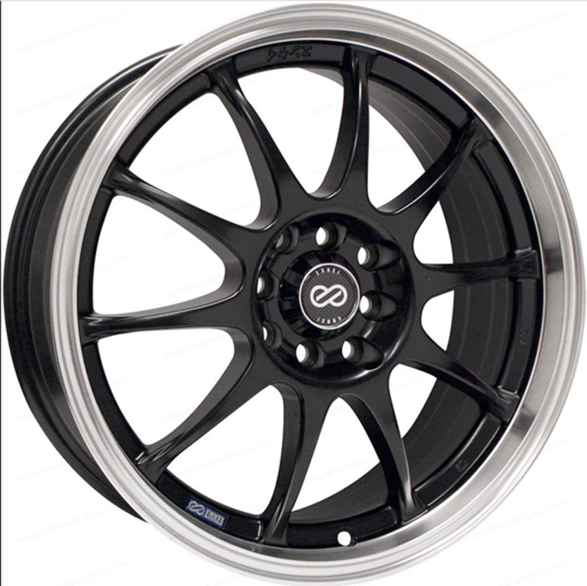 Enkei J10 Wheel Black 18x7.5 +42 4x100/108 409-875-11BK