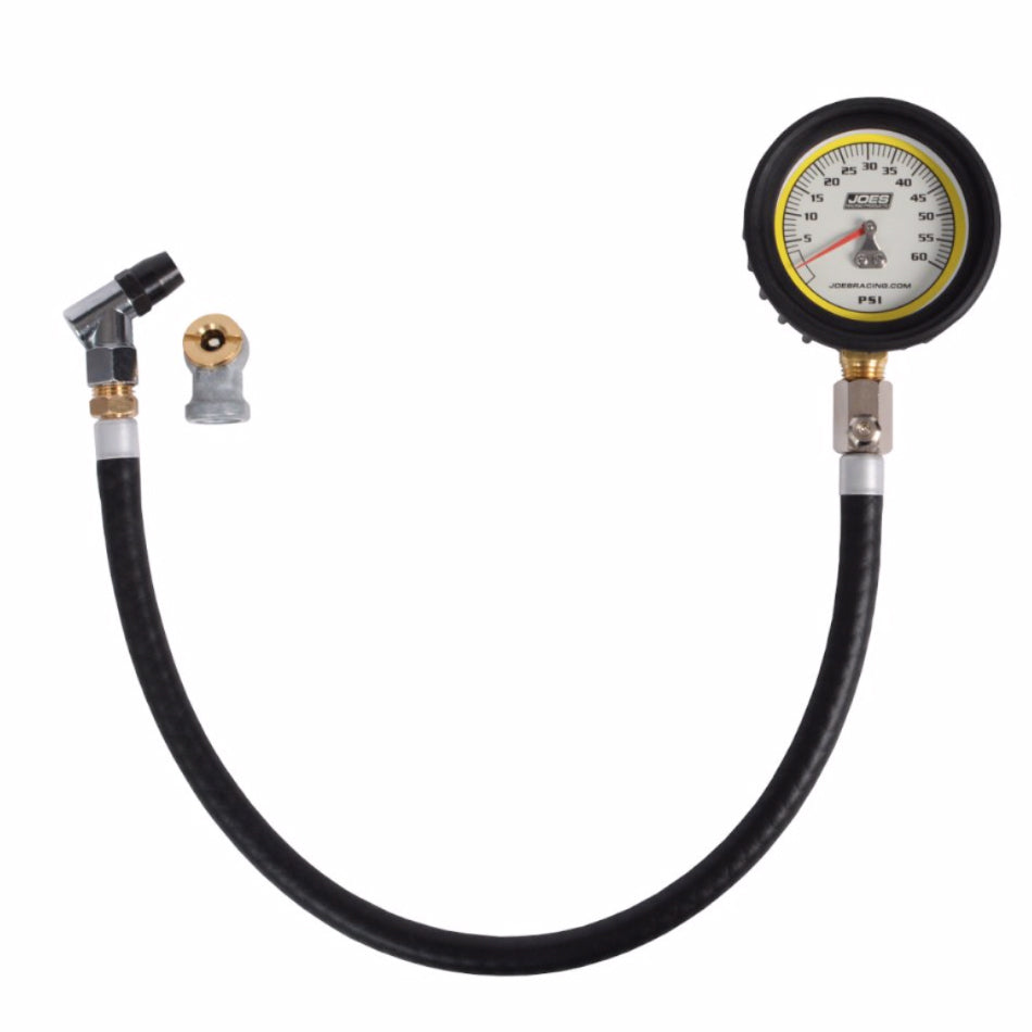 Joes Racing Products Tire Pressure Gauge 0-60psi Pro w/HiFlo Hold JOE32327
