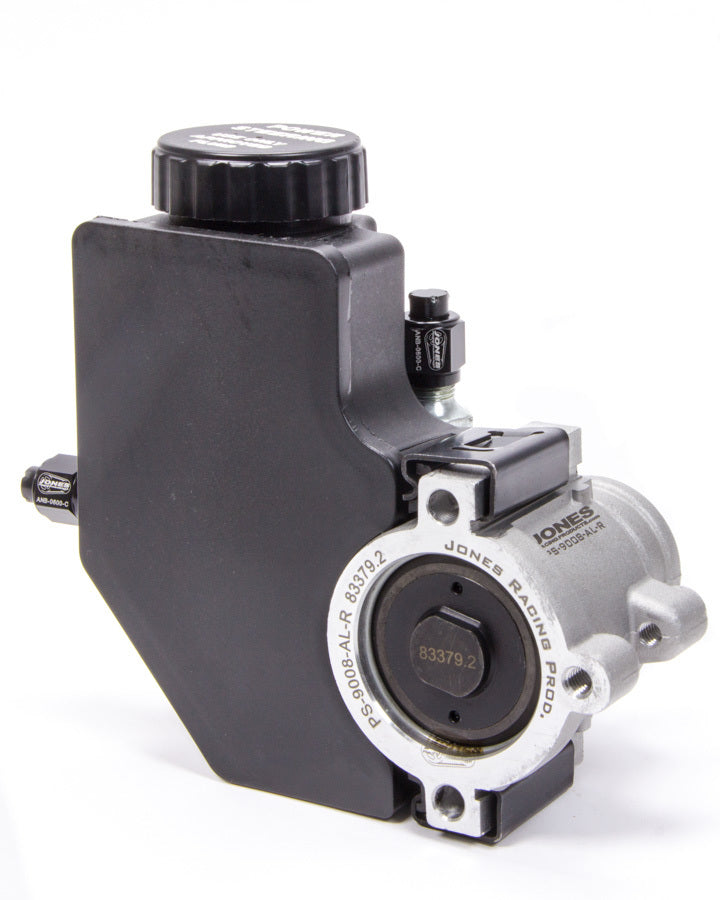 Jones Racing Products Alum Mini P/S Pump with Plastic Reservoir JRPPS-9008-AL-R