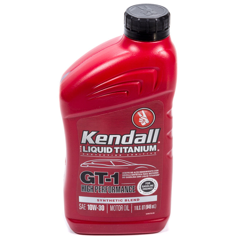 Kendall Oil Kendall 10w30 GT-1 1Qt. Synthetic Blend KEND1081194