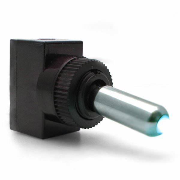 Keep It Clean Wiring Aluminum Tip LED Toggle Blue KICKICSW25B