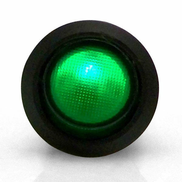 Keep It Clean Wiring Illuminated Rocker 6 Green KICKICSW32G