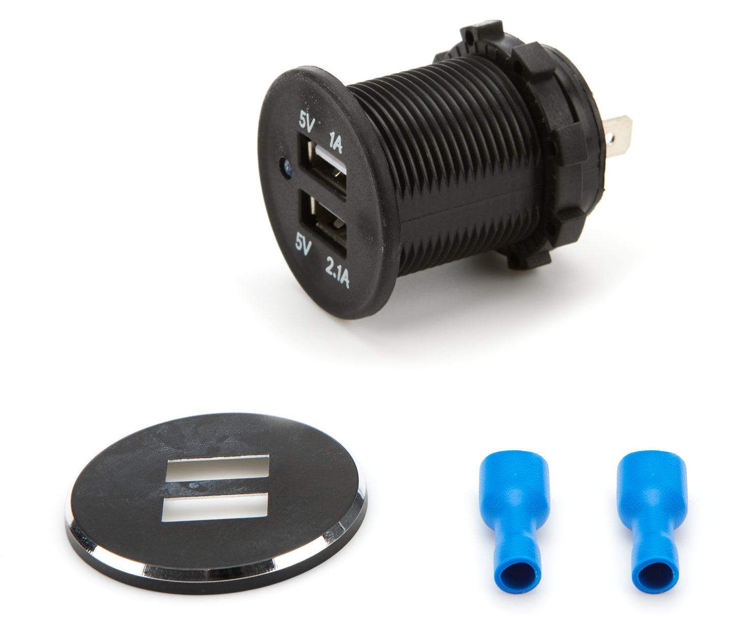 Keep It Clean Wiring Black Dash Mount Dual Port USB Charger KICKICUSB02