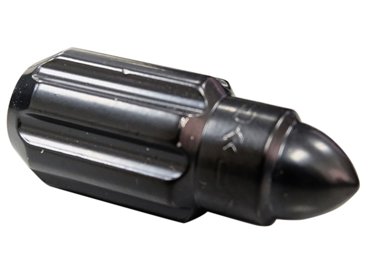 NRG M12 x 1.25 Steel Lug Nut Set Bullet Shape 21 pc Black W/ Lock Key