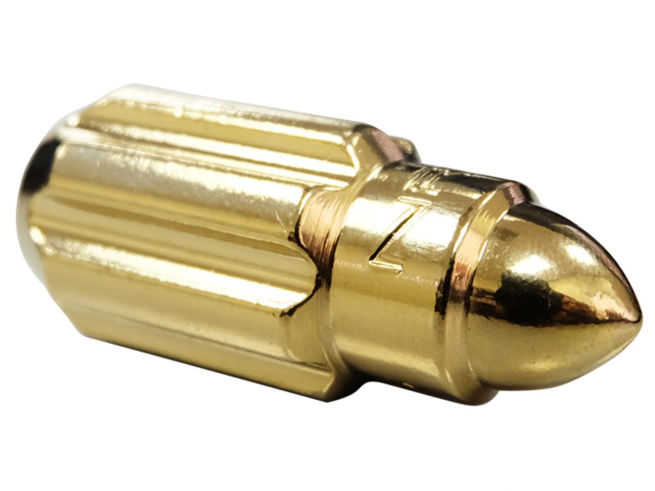 NRG M12 x 1.25 Steel Lug Nut Set Bullet Shape 21 pc Chrome Gold