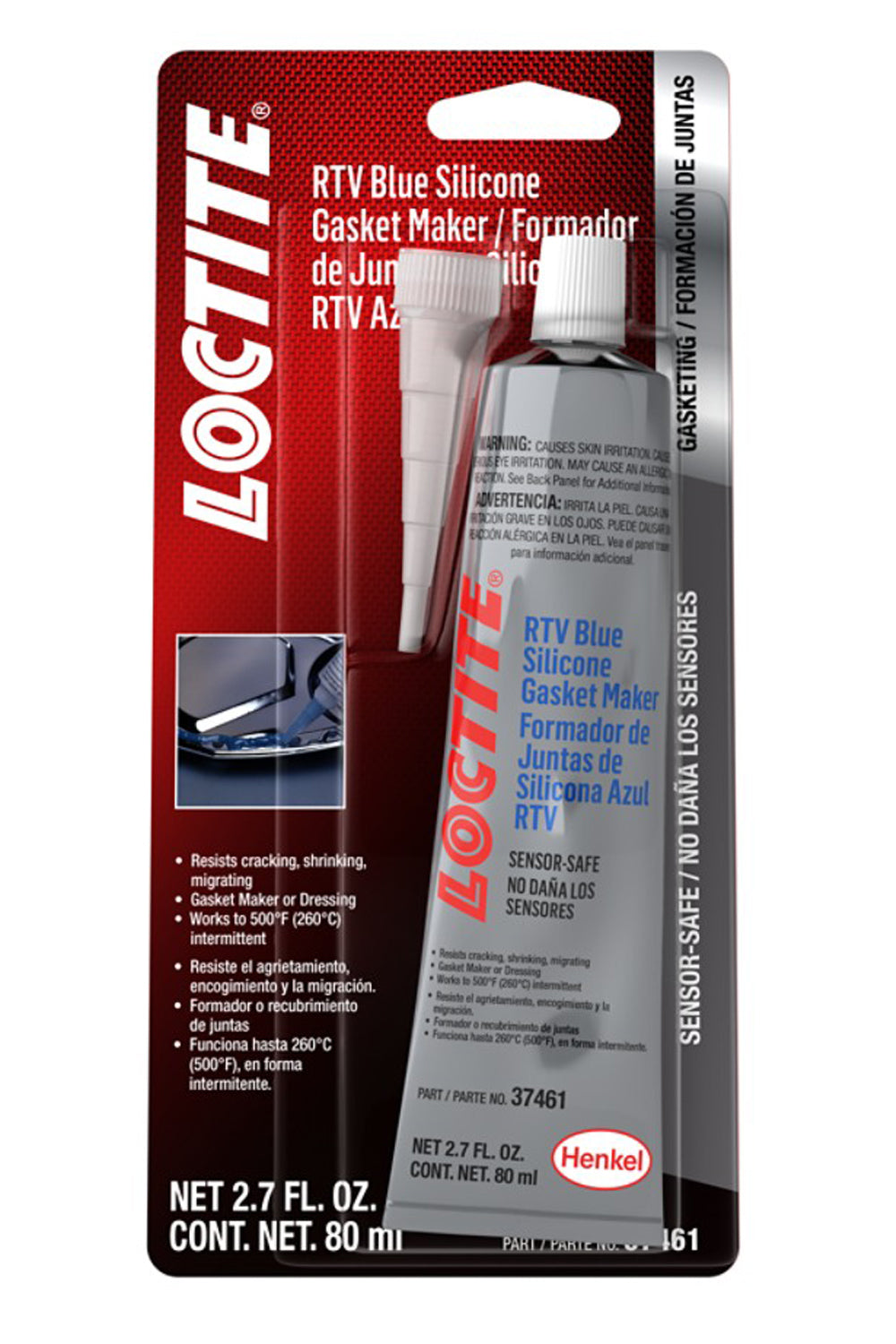 Loctite RTV Blue Silicone Sensor Safe 80ml/2.7oz LOC491980