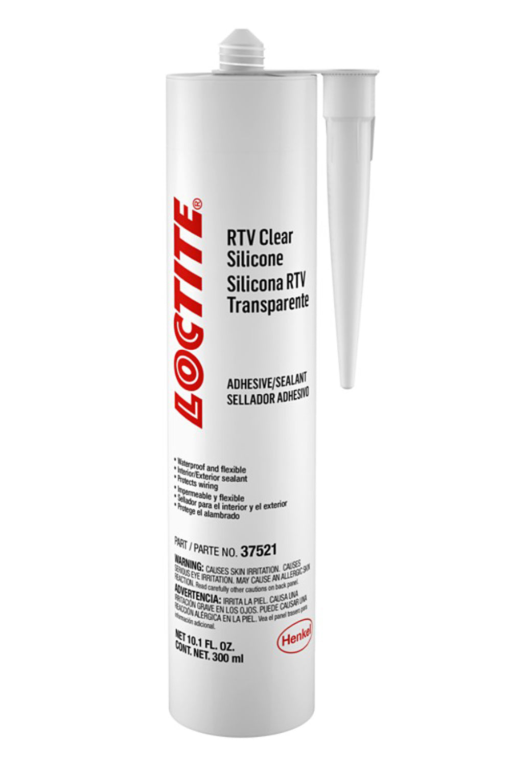 Loctite RTV Clear Silicone Adhesive Cartridge 300ml LOC495076