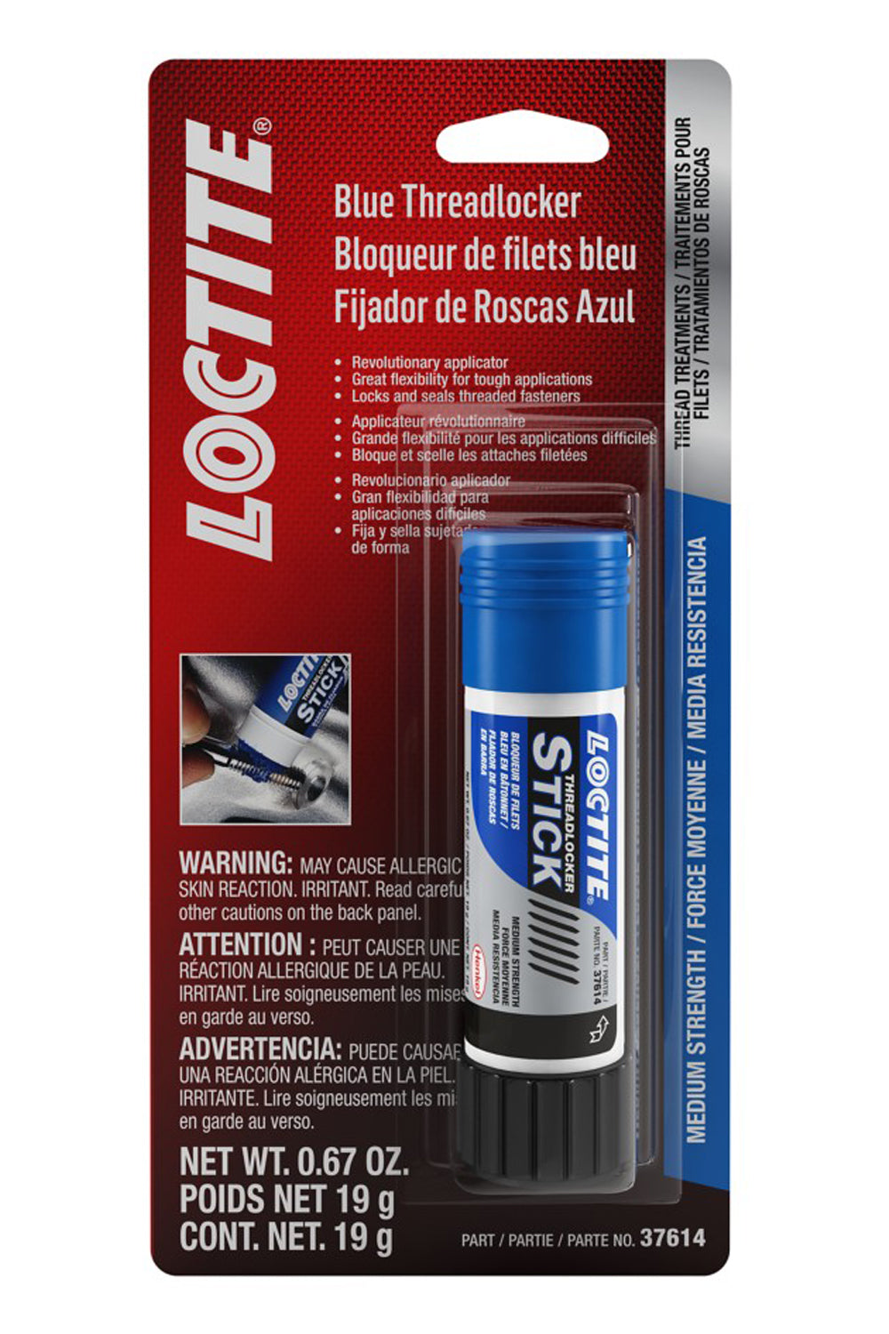 Loctite Threadlocker Blue Stick 19g/.67oz LOC504466